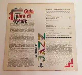 Vinilo Los grandes del Jazz vol. 72 con libreto