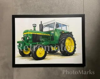 Cuadro ilustracion John Deere 2035