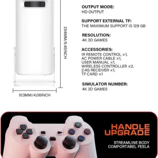 Proyector Android con juegos y mandos 4K