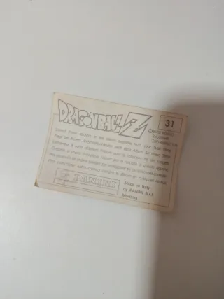 Antiguo cromo dragón ball z