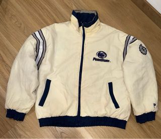 Chaqueta vintage Penn State reversible con capucha
