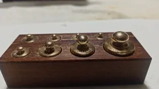 Set di pesi per bilancia