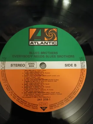 Vinile dei Blues Brothers