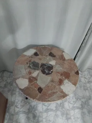 Mesa de jardin de marmol