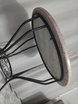 Mesa de jardin de marmol