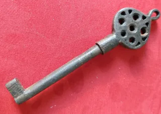 Llave de hierro forjado.Siglo XVIII