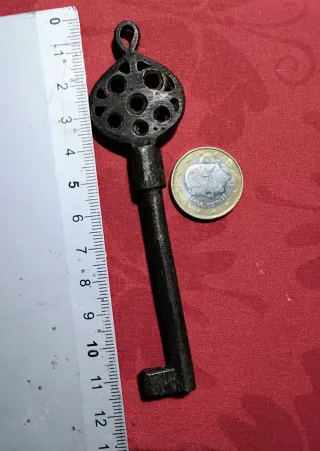 Llave de hierro forjado.Siglo XVIII