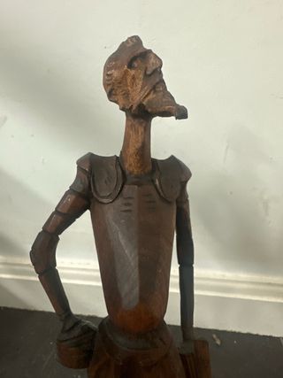 Figura quijote madera