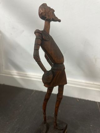 Figura quijote madera