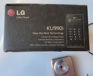 Teléfono movil vintage LG KU990i