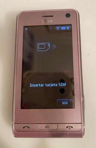 Teléfono movil vintage LG KU990i