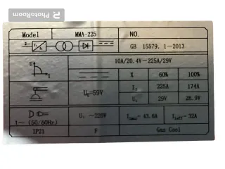 Mini Soldador Inverter MMA 225A NUEVO