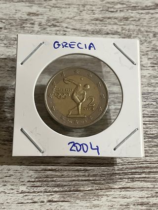 Moneda 2€ Grecia Conmemorativa 2004