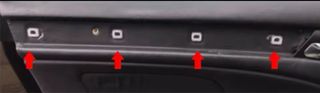 Grapas para paneles de puertas bmw