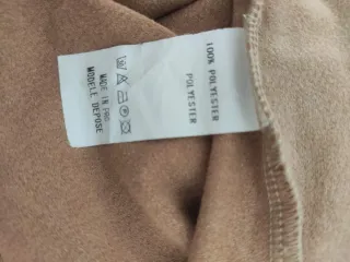 Vestido antelina beige Moewy