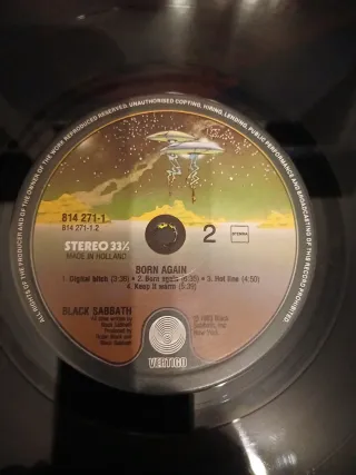 Vinile dei Black Sabbat