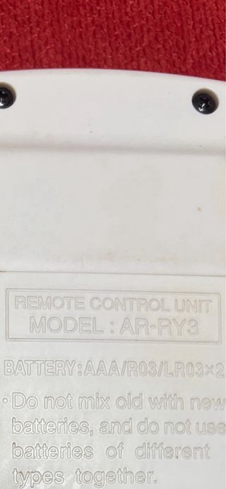 2 mandos genenal inverter AR-RY3