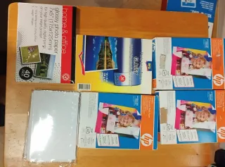 Papel fotográfico impresora de tinta