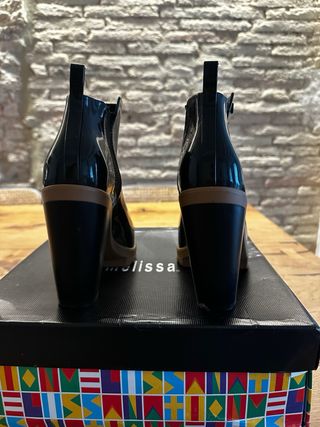 Botines tacón lluvia Melissa