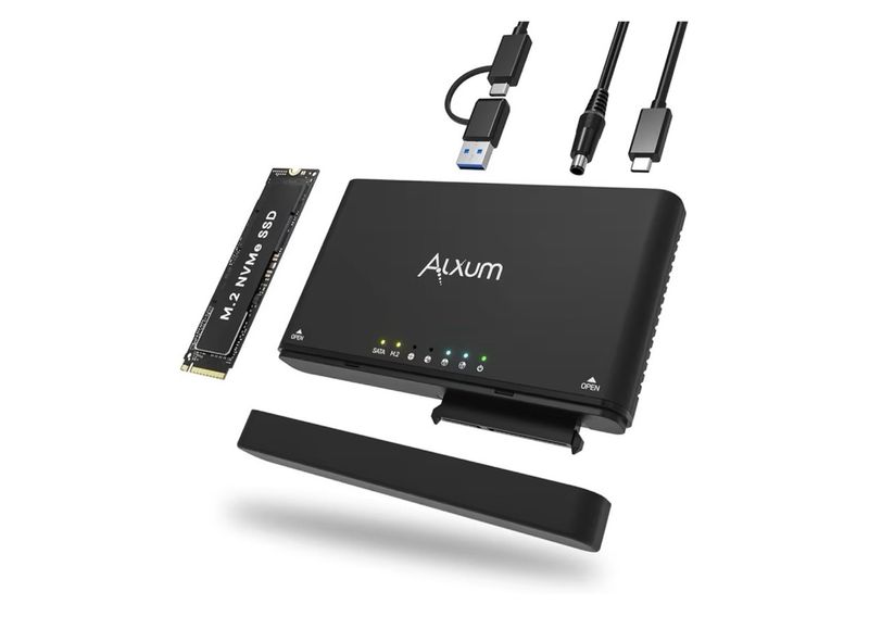 Alxum Carcasa USB a NVMe M.2