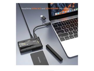 Alxum Carcasa USB a NVMe M.2