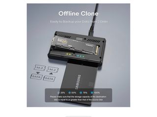 Alxum Carcasa USB a NVMe M.2