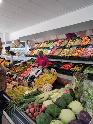 mostrador de acero inoxidable