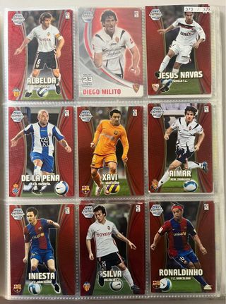 Álbum Liga futbol Panini Megacracks 2007-2008