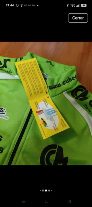 Chaqueta Ciclista Térmica Carletti Talla L