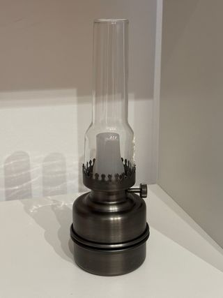 Lámpara estilo quinqué con luz LED