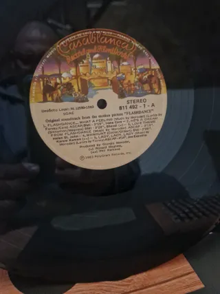 Vinilo flash dance.