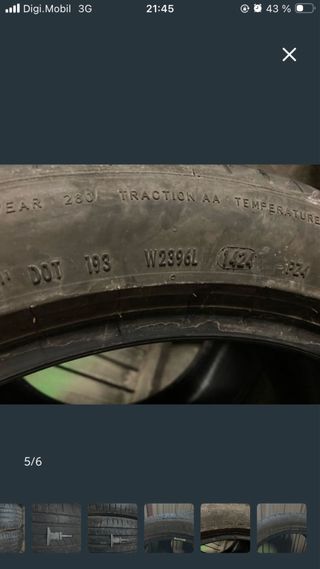 Dos neumáticos Pirelli 245 45 r19 102y