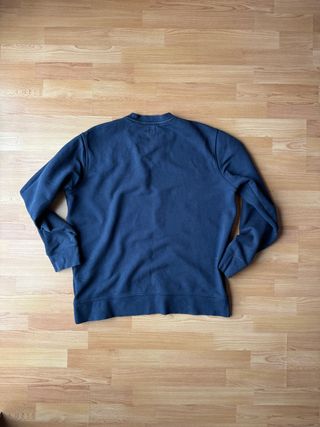 Levis Crewneck Sweetshirt Jersey Navy Blue Retro