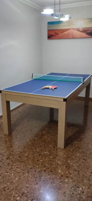Mesa de billar y Ping pong convertible