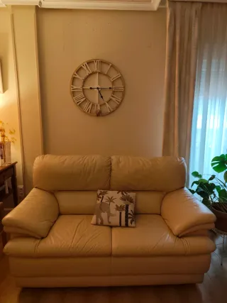 Sofa dos plazas piel