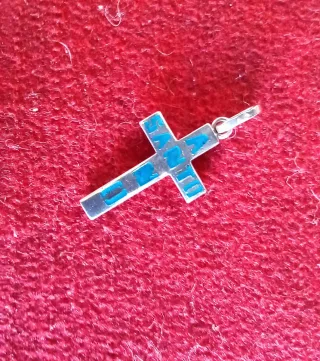 Colgante en forma de cruz 925