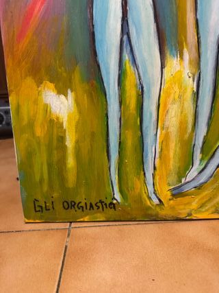 Quadro originale Menicucci 60x90 tela arte moderna