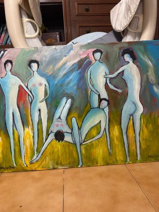 Quadro originale Menicucci 60x90 tela arte moderna