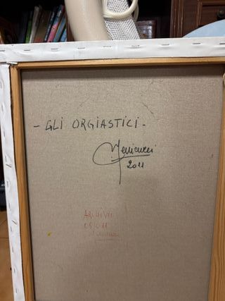 Quadro originale Menicucci 60x90 tela arte moderna
