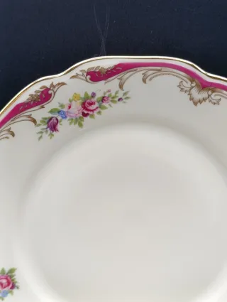 Set platos de postre porcelana checa