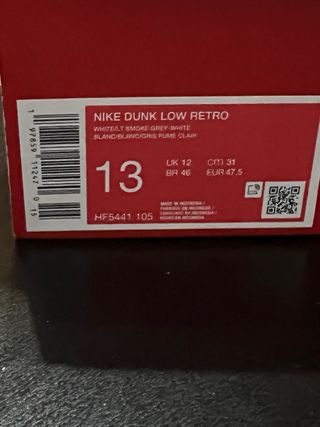 Nike Dunk Low retro 47,5