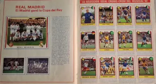 Album cromos Figurine Panini Futbol 83.