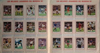 Album cromos Figurine Panini Futbol 83.