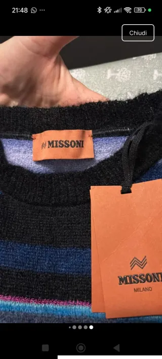 Maglioncino missoni