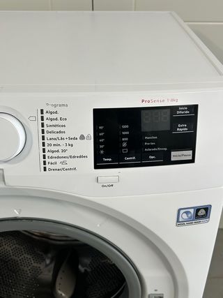 Lavadora AEG DE 8 kilos
