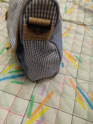 Bolso de tela a cuadros Ellesse