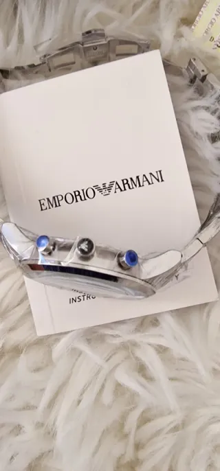 Reloj Emporio Armani Hombre Negro/Plata