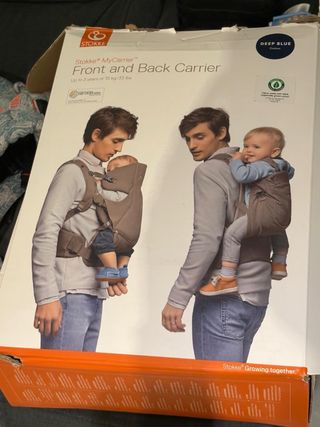 Mochila Portabebés Stokke MyCarrier Deep Blue