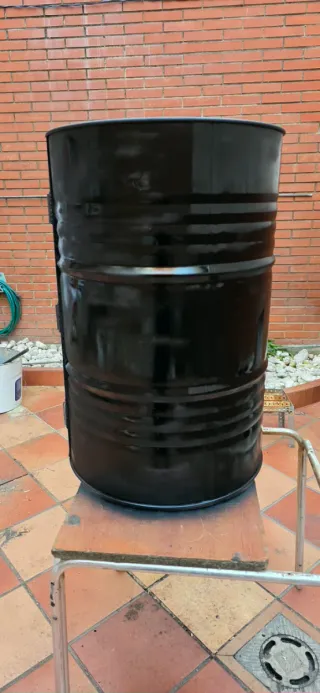 Barbacoa Portátil Metal y Madera