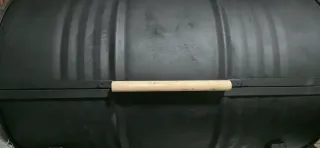 Barbacoa Portátil Metal y Madera